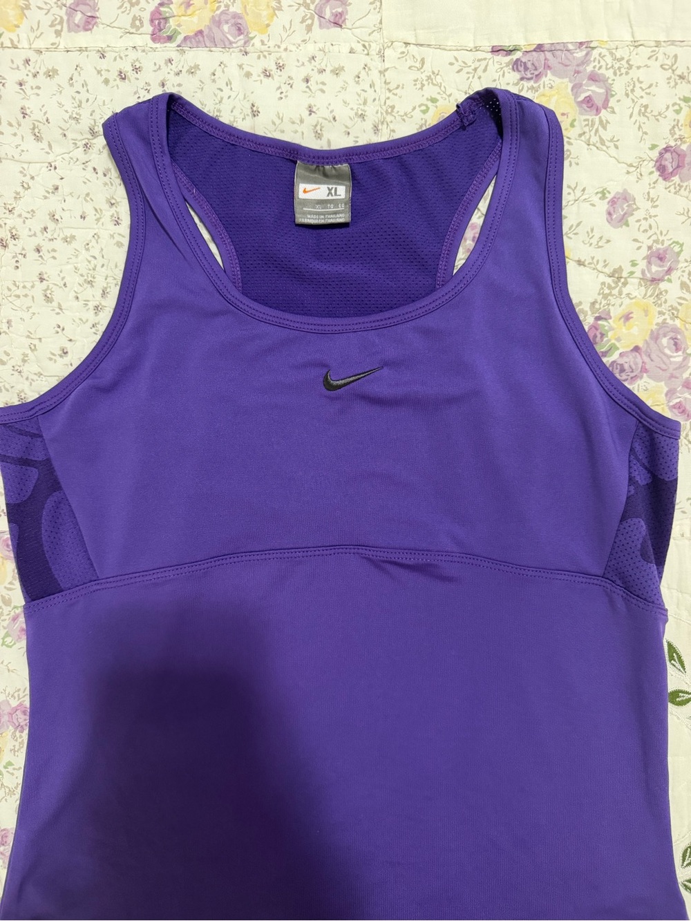 Nike Purple Racerback Performance Tank Top - Picture 3 of 5
